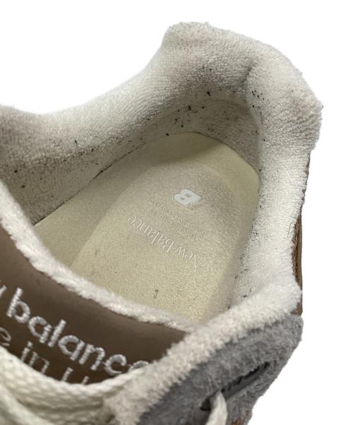 NEW BALANCE（ニューバランス）NEW BALANCE (ニューバランス) ローカットスニーカー ライトグレー×ブラウン サイズ:26の古着・服飾アイテム