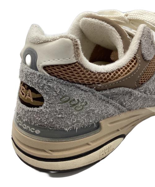 NEW BALANCE（ニューバランス）NEW BALANCE (ニューバランス) ローカットスニーカー ライトグレー×ブラウン サイズ:26の古着・服飾アイテム