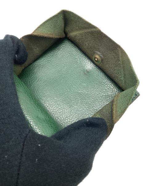 IL BISONTE（イル ビゾンテ）IL BISONTE (イル ビゾンテ) 2つ折り財布 グリーンの古着・服飾アイテム