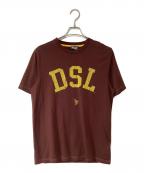DIESELディーゼル）の古着「半袖カットソー」｜ブラウン