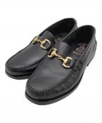 ARTESANOSアルテサノス）の古着「ビットローファー」｜ブラック