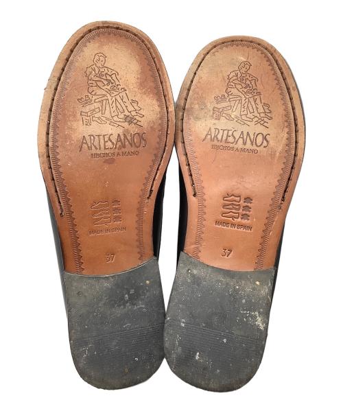 ARTESANOS（アルテサノス）ARTESANOS (アルテサノス) ビットローファー ブラック サイズ:37の古着・服飾アイテム