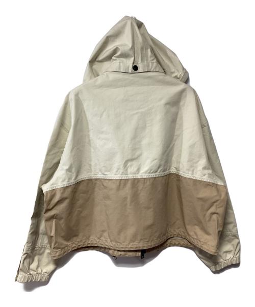 MONCLER（モンクレール）MONCLER (モンクレール) フーデッドジャケット アイボリー×ベージュ サイズ:1の古着・服飾アイテム