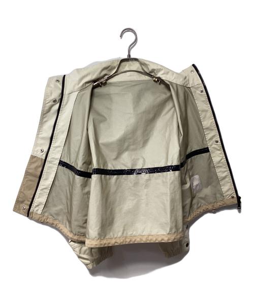 MONCLER（モンクレール）MONCLER (モンクレール) フーデッドジャケット アイボリー×ベージュ サイズ:1の古着・服飾アイテム