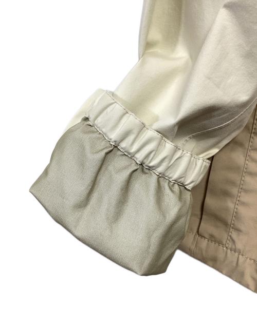 MONCLER（モンクレール）MONCLER (モンクレール) フーデッドジャケット アイボリー×ベージュ サイズ:1の古着・服飾アイテム