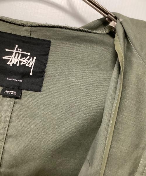 stussy（ステューシー）stussy (ステューシー) モッズコート カーキ サイズ:MEDIUMの古着・服飾アイテム