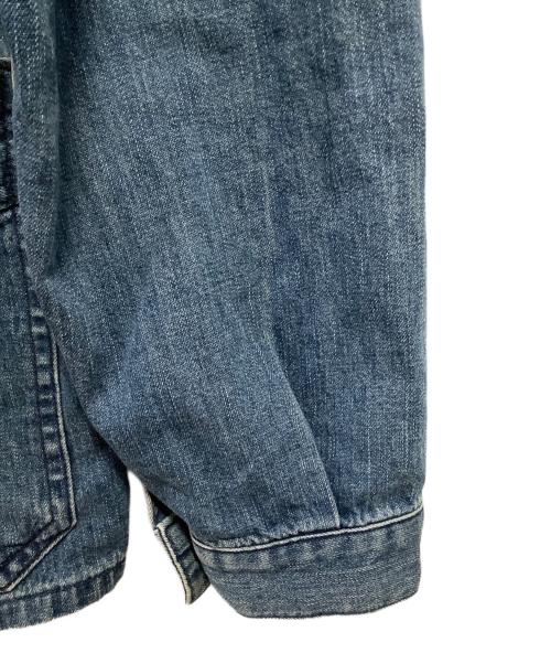 BLUE BLUE（ブルーブルー）BLUE BLUE (ブルーブルー) ライトデニムフレンチチャイナワークジャケット ブルー サイズ:2の古着・服飾アイテム