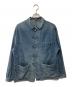 BLUE BLUE（ブルーブルー）の古着「ライトデニムフレンチチャイナワークジャケット」｜ブルー
