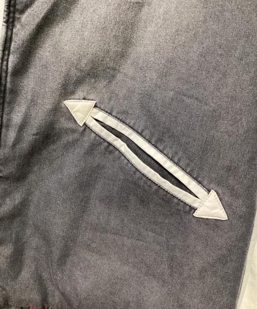 HOUSTON（ヒューストン）HOUSTON (ヒューストン) インディゴスカジャン「TIGER」 ブラック×ライトグレー サイズ:LARGEの古着・服飾アイテム