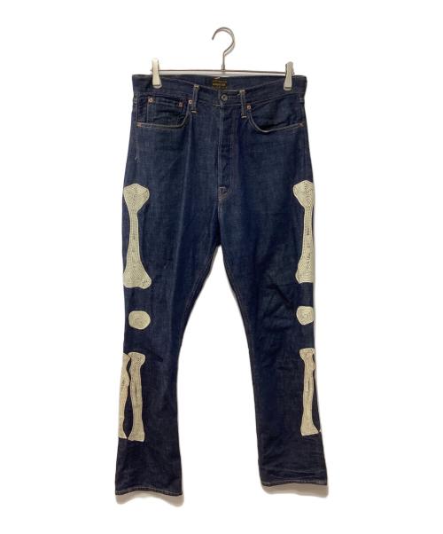 KAPITAL（キャピタル）KAPITAL (キャピタル) 12.5ozデニム メキシカンタキシード5Pジーンズ インディゴ サイズ:32の古着・服飾アイテム