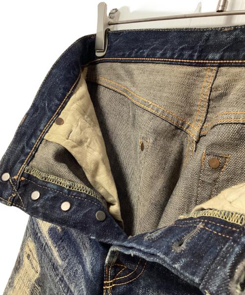 KAPITAL（キャピタル）KAPITAL (キャピタル) ダメージ加工ジーンズ インディゴ サイズ:1の古着・服飾アイテム