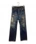 KAPITAL（キャピタル）の古着「ダメージ加工ジーンズ」｜インディゴ