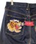 中古・古着 EVISU (エヴィス) 龍虎刺繍デニムパンツ インディゴ サイズ:34：15000円