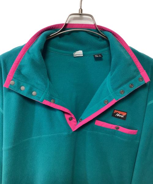 NANGA（ナンガ）NANGA (ナンガ) エアウォームフリーストップス ブルー×ピンク サイズ:Lの古着・服飾アイテム