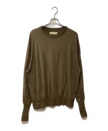 barbell object（バーベルオブジェクト）の古着「薄手ニット」｜カーキ