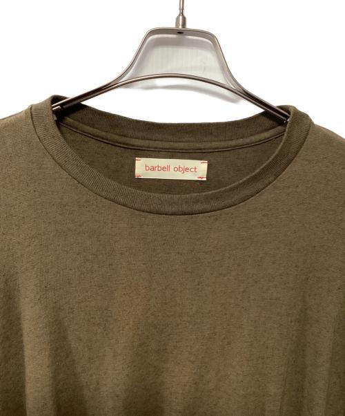 barbell object（バーベルオブジェクト）barbell object (バーベルオブジェクト) 薄手ニット カーキ サイズ:looseの古着・服飾アイテム