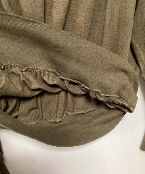 barbell object（バーベルオブジェクト）barbell object (バーベルオブジェクト) 薄手ニット カーキ サイズ:looseの古着・服飾アイテム