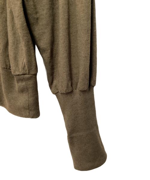 barbell object（バーベルオブジェクト）barbell object (バーベルオブジェクト) 薄手ニット カーキ サイズ:looseの古着・服飾アイテム