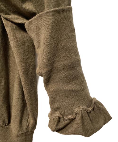 barbell object（バーベルオブジェクト）barbell object (バーベルオブジェクト) 薄手ニット カーキ サイズ:looseの古着・服飾アイテム