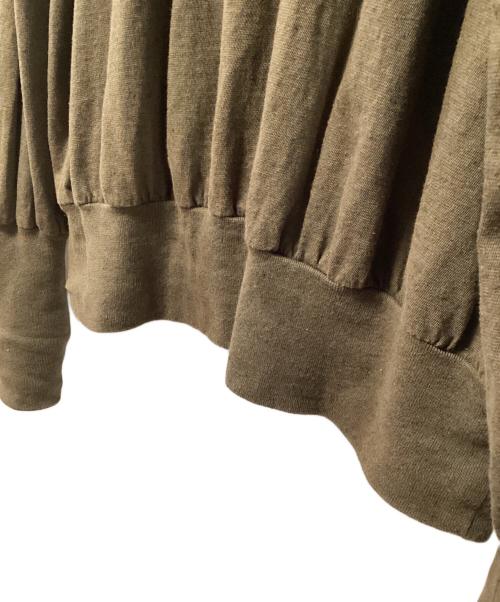 barbell object（バーベルオブジェクト）barbell object (バーベルオブジェクト) 薄手ニット カーキ サイズ:looseの古着・服飾アイテム