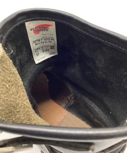 RED WING（レッドウィング）RED WING (レッドウィング) エンジニアブーツ ブラック サイズ:US7.5の古着・服飾アイテム
