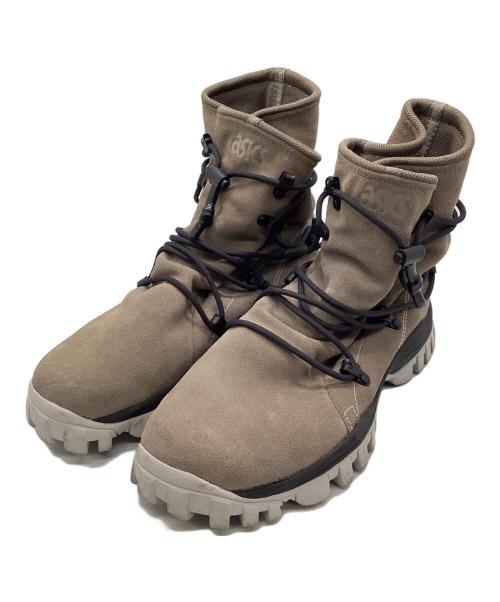 asics（アシックス）asics (アシックス) スポーツスタイルスニーカー ベージュ サイズ:27の古着・服飾アイテム