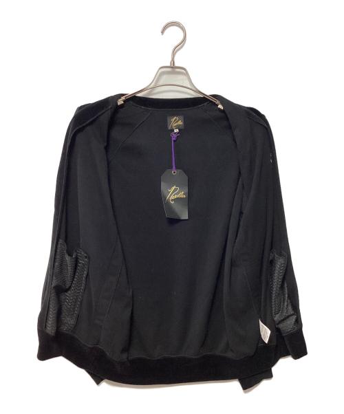 Needles（ニードルズ）Needles (ニードルズ) ベロアトラックジャケット ブラック×パープル サイズ:Mの古着・服飾アイテム