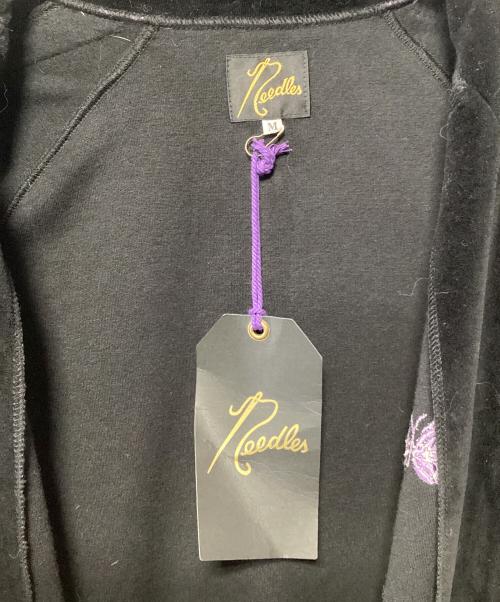 Needles（ニードルズ）Needles (ニードルズ) ベロアトラックジャケット ブラック×パープル サイズ:Mの古着・服飾アイテム