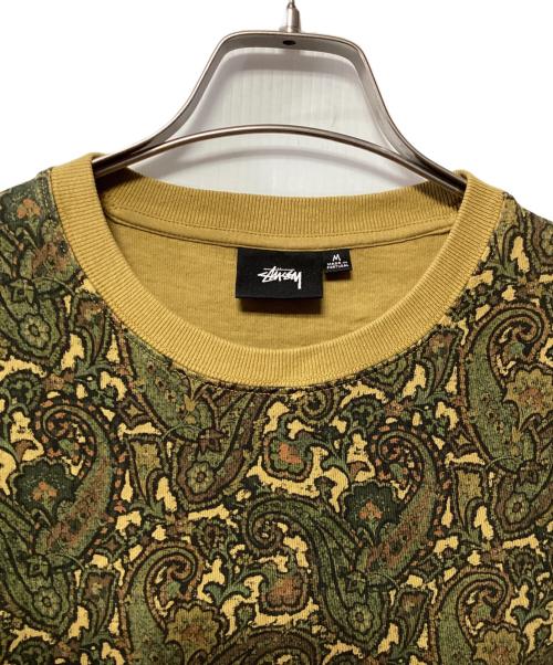 stussy（ステューシー）stussy (ステューシー) 半袖Tシャツ マスタード サイズ:Mの古着・服飾アイテム