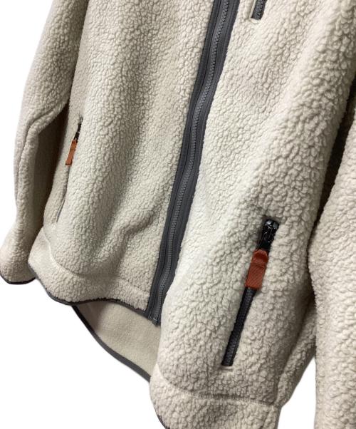 Patagonia（パタゴニア）Patagonia (パタゴニア) レトロ・パイル・ジャケット アイボリー×グレー サイズ:Lの古着・服飾アイテム