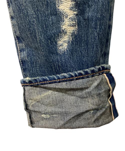 Thee Hysteric XXX（ジィ ヒステリックトリプルエックス）Thee Hysteric XXX (ジィ ヒステリックトリプルエックス) クラッシュジーンズ インディゴ サイズ:30の古着・服飾アイテム