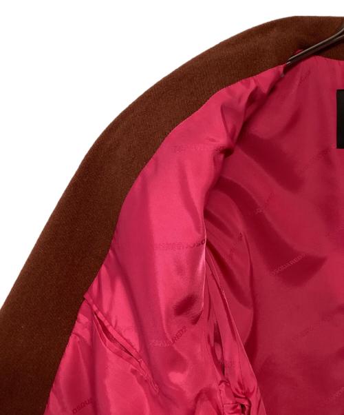 DSQUARED2（ディースクエアード）DSQUARED2 (ディースクエアード) コート ブラウン サイズ:36 未使用品の古着・服飾アイテム