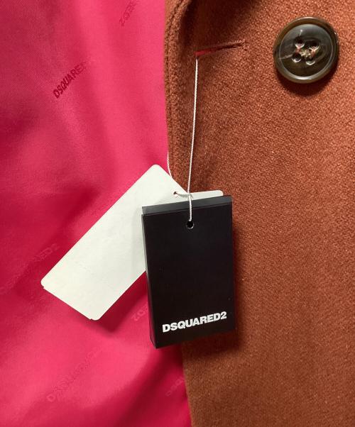 DSQUARED2（ディースクエアード）DSQUARED2 (ディースクエアード) コート ブラウン サイズ:36 未使用品の古着・服飾アイテム