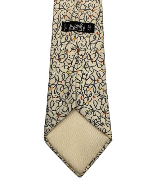 HERMES（エルメス）HERMES (エルメス) シルクネクタイ ベージュ サイズ:Freeの古着・服飾アイテム