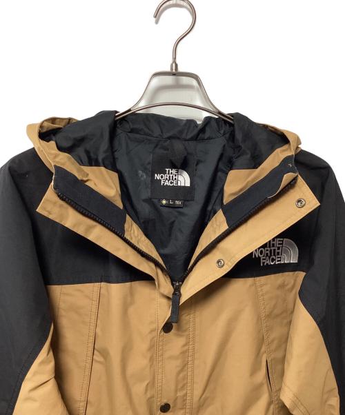 THE NORTH FACE（ザ ノース フェイス）THE NORTH FACE (ザ ノース フェイス) マウンテンライトジャケット ベージュ×ブラック サイズ:Lの古着・服飾アイテム
