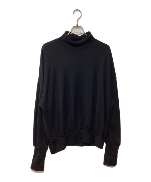 barbell object（バーベルオブジェクト）barbell object (バーベルオブジェクト) 薄手ニット ブラック サイズ:looseの古着・服飾アイテム