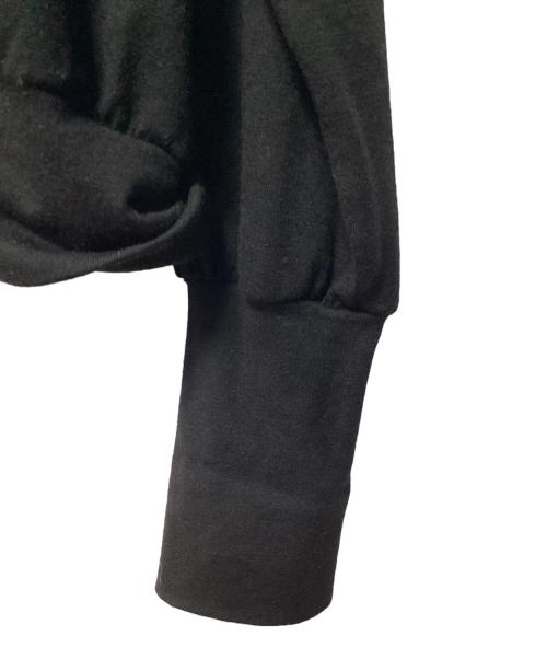 barbell object（バーベルオブジェクト）barbell object (バーベルオブジェクト) 薄手ニット ブラック サイズ:looseの古着・服飾アイテム