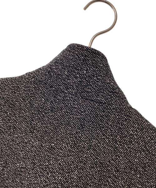 ULTERIOR（アルテリア）ULTERIOR (アルテリア) ウールシルクカージージップアップジャケット ブラック サイズ:4の古着・服飾アイテム