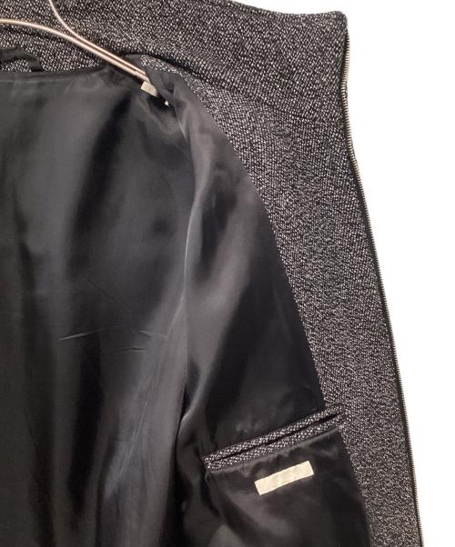 ULTERIOR（アルテリア）ULTERIOR (アルテリア) ウールシルクカージージップアップジャケット ブラック サイズ:4の古着・服飾アイテム