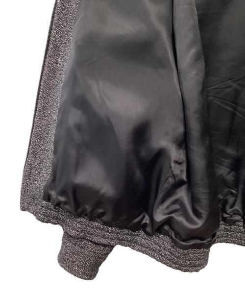 ULTERIOR（アルテリア）ULTERIOR (アルテリア) ウールシルクカージージップアップジャケット ブラック サイズ:4の古着・服飾アイテム