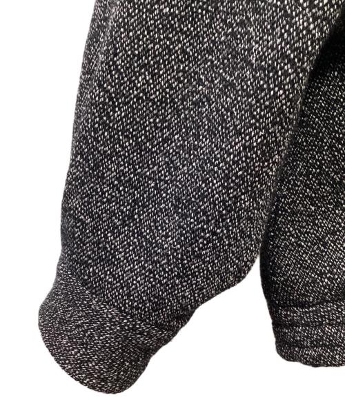 ULTERIOR（アルテリア）ULTERIOR (アルテリア) ウールシルクカージージップアップジャケット ブラック サイズ:4の古着・服飾アイテム