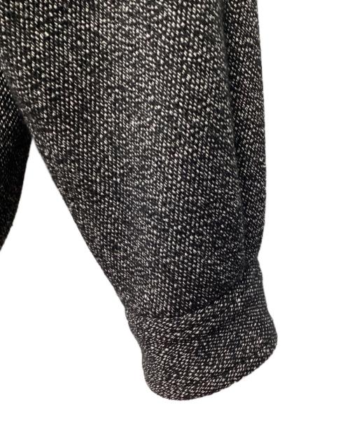 ULTERIOR（アルテリア）ULTERIOR (アルテリア) ウールシルクカージージップアップジャケット ブラック サイズ:4の古着・服飾アイテム