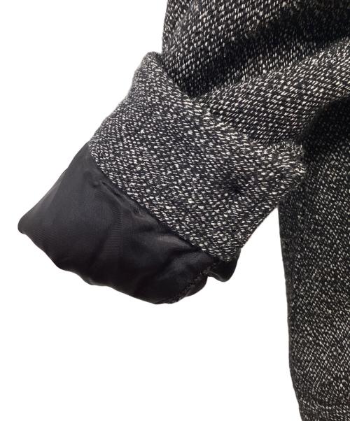 ULTERIOR（アルテリア）ULTERIOR (アルテリア) ウールシルクカージージップアップジャケット ブラック サイズ:4の古着・服飾アイテム