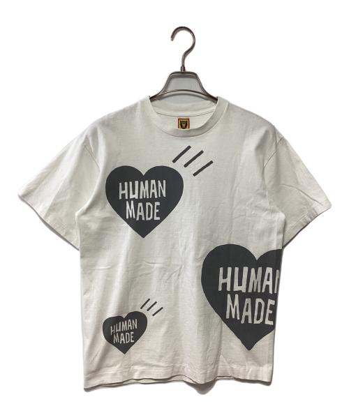 HUMAN MADE（ヒューマンメイド）HUMAN MADE (ヒューマンメイド) 半袖Tシャツ ホワイト サイズ:Mの古着・服飾アイテム