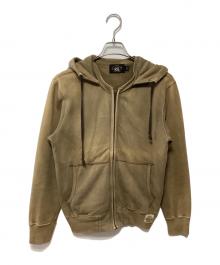 RRL（ダブルアールエル）の古着「ヴィンテージ加工ジップパーカー」｜ベージュ