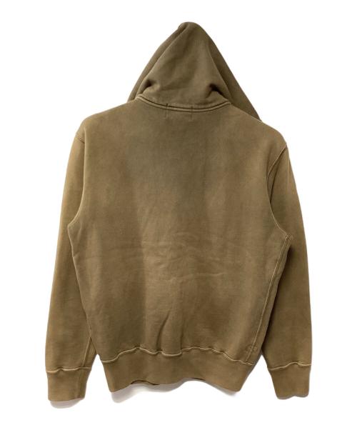 RRL（ダブルアールエル）RRL (ダブルアールエル) ヴィンテージ加工ジップパーカー ベージュ サイズ:Sの古着・服飾アイテム