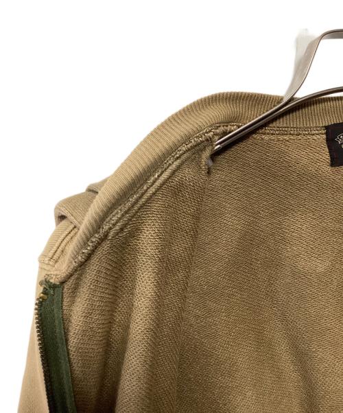 RRL（ダブルアールエル）RRL (ダブルアールエル) ヴィンテージ加工ジップパーカー ベージュ サイズ:Sの古着・服飾アイテム