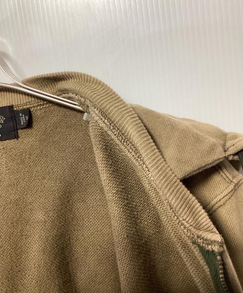 RRL（ダブルアールエル）RRL (ダブルアールエル) ヴィンテージ加工ジップパーカー ベージュ サイズ:Sの古着・服飾アイテム