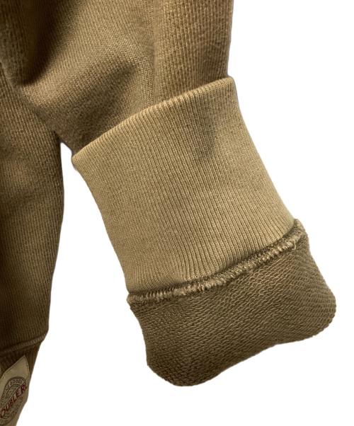 RRL（ダブルアールエル）RRL (ダブルアールエル) ヴィンテージ加工ジップパーカー ベージュ サイズ:Sの古着・服飾アイテム