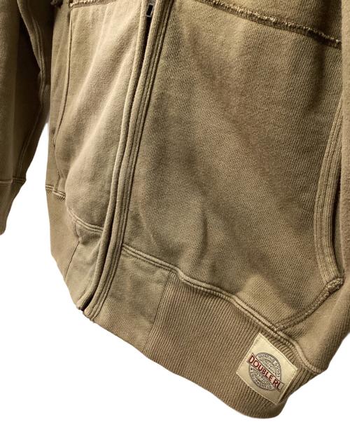 RRL（ダブルアールエル）RRL (ダブルアールエル) ヴィンテージ加工ジップパーカー ベージュ サイズ:Sの古着・服飾アイテム
